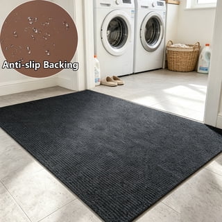 OVYEOFR 3' x 5' Front Door Mat, Indoor Outdoor Commercial Doormat with Rubber Backing, Entrance Mat for Entryway, Patio, Home