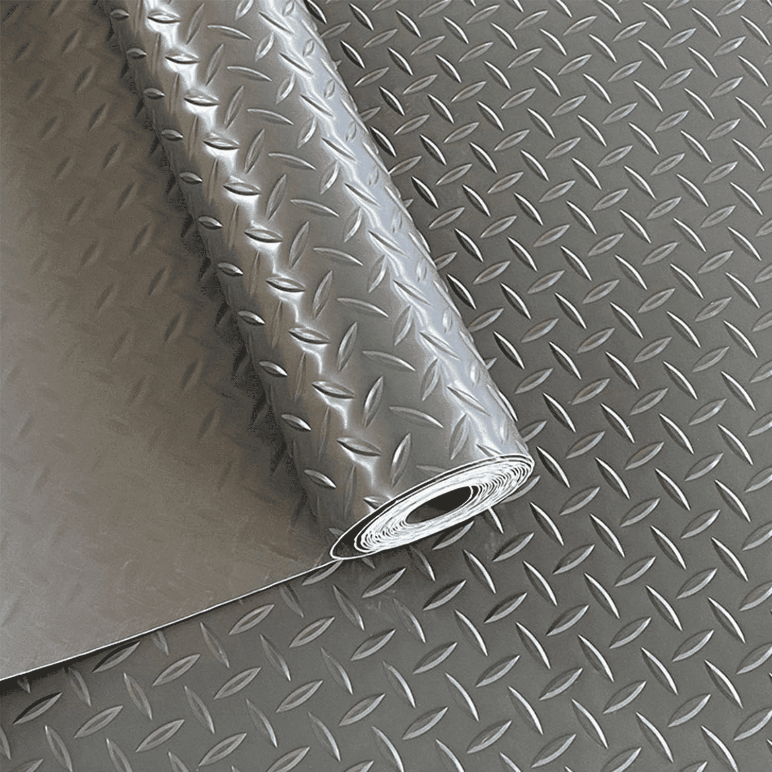 OVYEOFR Garage Floor Mat, 4' x 8' Anti-slip Rubber Flooring Roll
