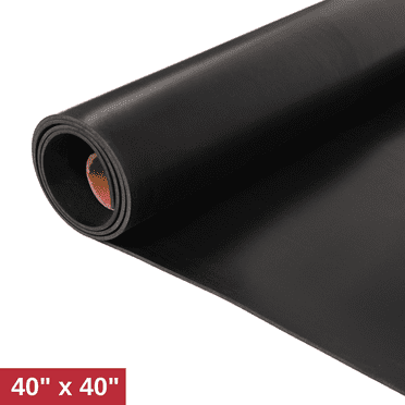 Neoprene Rubber Sheet Roll - 1/8" Thick X 4" Wide X 20 Ft Black Commercial Grade