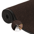 thumbnail image 1 of OVYEOFR Commercial Carpet Runner, 3' x 10' Commercial Rug with Rubber Backing, Heavy Duty Low Profile Indoor Outdoor Floor Mat for Entrance, Hallway, Kitchen, Garage, Brown, 1 of 11