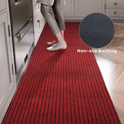 OVYEOFR 3 x 10ft Runner Rug, Non-Slip Commercial Floor Mat with Rubber Backing, Custom Size Carpet for Hallway Kitchen Entryway Laundry