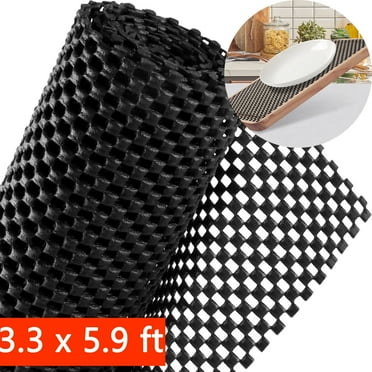 OVYEOFR Non-Slip Rug Pad Gripper for Hardwood Floors, 3.3 x 5.9 ft Extra Thick Carpet Pads for Area Rugs, Keep Your Rugs Safe and in Place