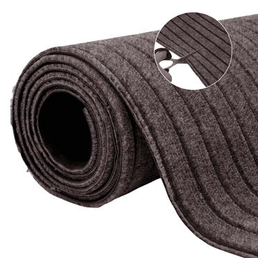 OVYEOFR Runner Rugs, 3' x 10' Commercial Carpet with Rubber Backing for Hallway Kitchen Entryway Balcony Indoor Outdoor, Brown