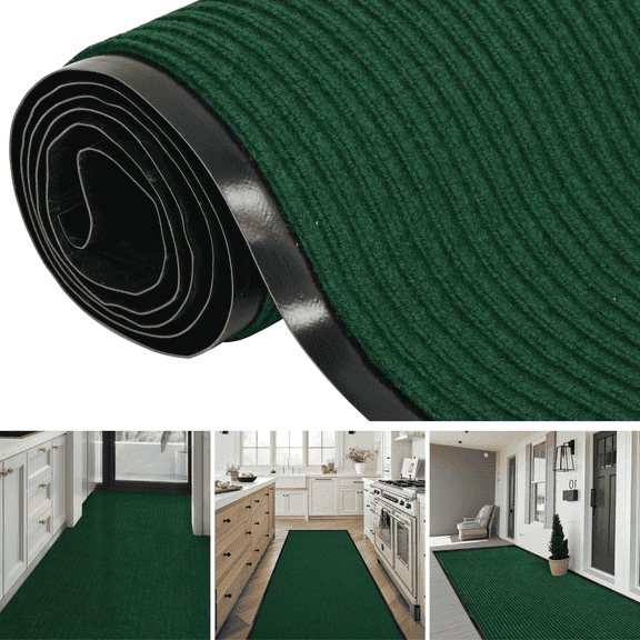 OVYEOFR Outdoor Indoor Carpet Runners, 3ft x 10ft Non Slip Rubber Back Commercial Entrance Mats, Heavy Duty Hallway Runner Rug Doormat
