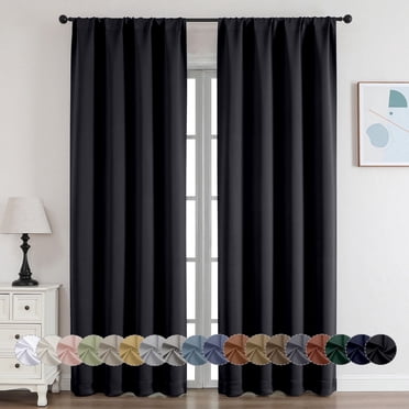 Burnt Orange Linen Curtains 102 Inches Long for Living Room 2 Panels ...