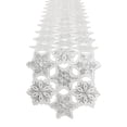 thumbnail image 1 of OVZME Christmas Table Runner, Embroidered Snowflakes Cutwork Extra Long Silver Table Runners,Luxury Holiday Outdoor Tabletop Decorations Farmhouse Winter Table Centerpieces,13x108 Inch, 1 of 6