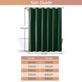 thumbnail image 1 of OVZME Leon Santa Green 3D Embossed Fabric Shower Curtain for Bathroom - Soft Textured Fabric, Hotel Style Water Repellent, Modern Farmhouse Decor, Standard Size 72x72 inches, Santa Green, 1 of 4