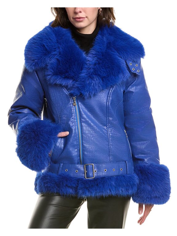 womens Croc Jacket, xs, Blue