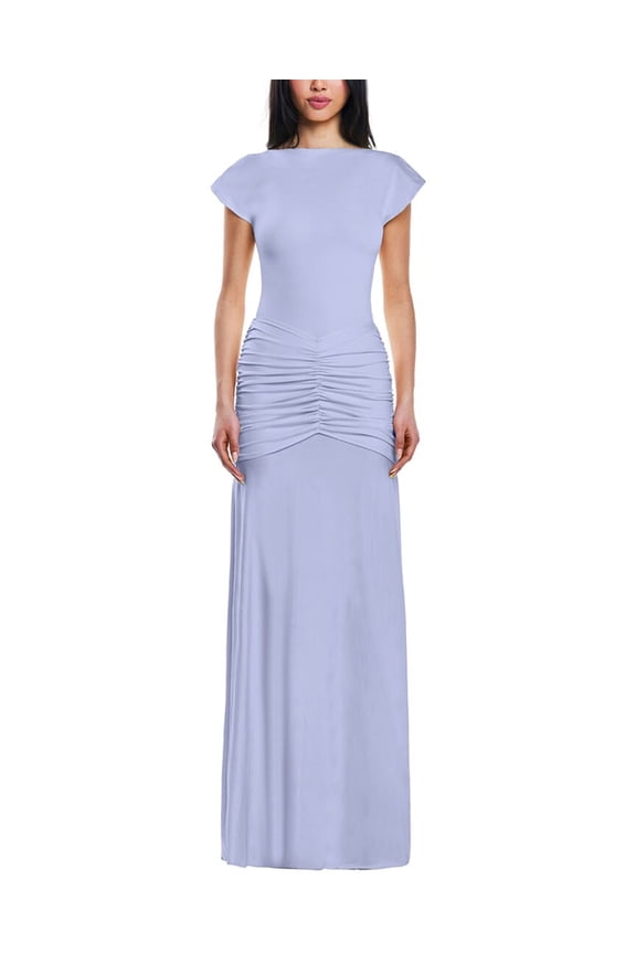 womens Gaia Maxi Dress, xs, Purple