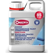 OWATROL Easy Flow Paint 85 Oz - Additive Premium, Medium for Acrylic Paint Pouring Art, Water-Based Acrylic Paint Conditioner to Eliminate Brush and Roller Marks