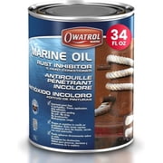 OWATROL Marine Oil Metal Rust Inhibitor & Paint Conditioner 34 Oz - Deep Penetrating Rust Inhibitor for Boats, Improves Paint Flow, Prevents Peeling, Safe on Hulls, Tanks, and Metal Surfaces