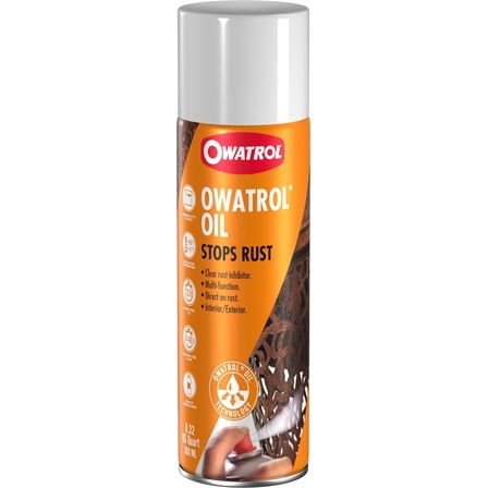 OWATROL Oil Rust Inhibitor for Metal & Paint Conditioner - Spray 10 Oz - Prevents Corrosion, Enhances Paint Adhesion, Smooth Application, Heat-Resistant, Ideal for Metal, Wood & Industrial Machinery