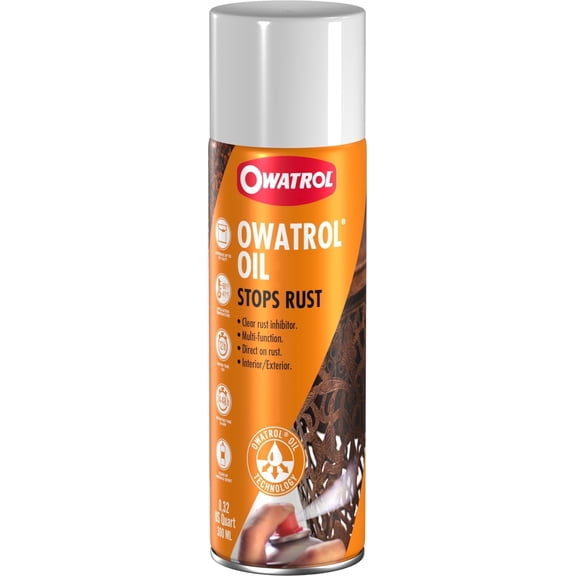 OWATROL Oil Rust Inhibitor for Metal & Paint Conditioner - Spray 10 Oz - Prevents Corrosion, Enhances Paint Adhesion, Smooth Application, Heat-Resistant, Ideal for Metal, Wood & Industrial Machinery