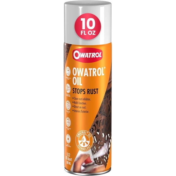 OWATROL Oil Rust Inhibitor for Metal & Paint Conditioner 10 Oz – Rust Prevention Oil & Corrosion Inhibitor – Rust Preventer for Metal, Enhances Paint Adhesion, Smooth Application, Heat-Resistant for
