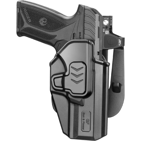OWB Holster Compatible with Ruger Security 9 Standard, Fits Red Dot/Optics, Right Hand