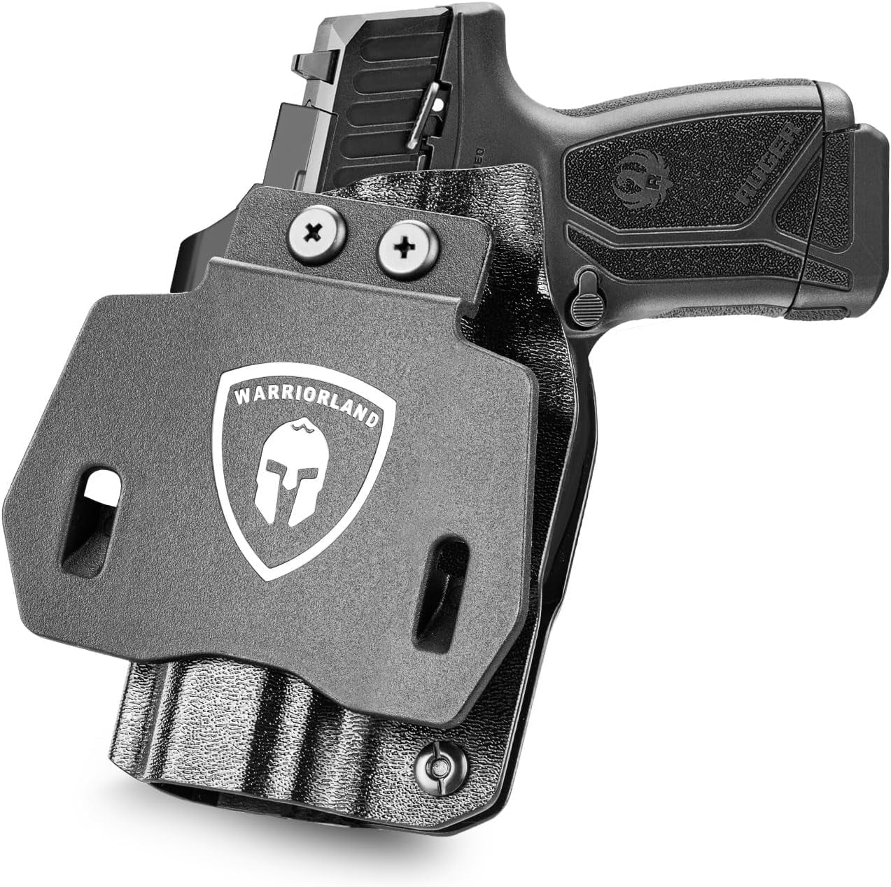 OWB Holster Optics Cut Fit Ruger Max-9 Pistol, Fits 1.5"-1.75" Belt, Optics Cut, Right Hand