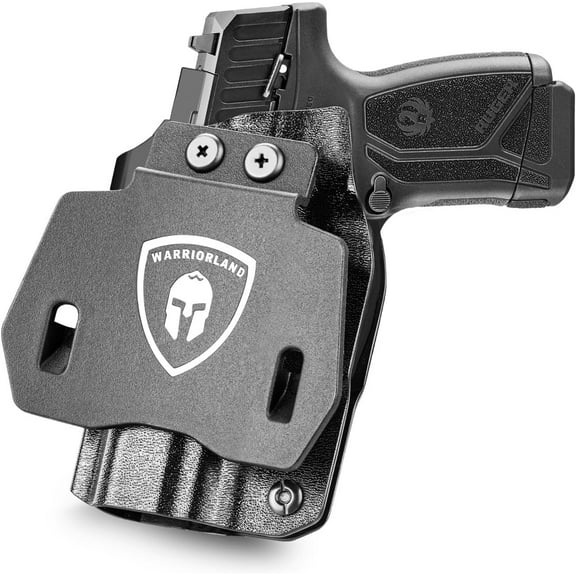 OWB Holster Optics Cut Fit Ruger Max-9 Pistol, Fits 1.5"-1.75" Belt, Optics Cut, Right Hand