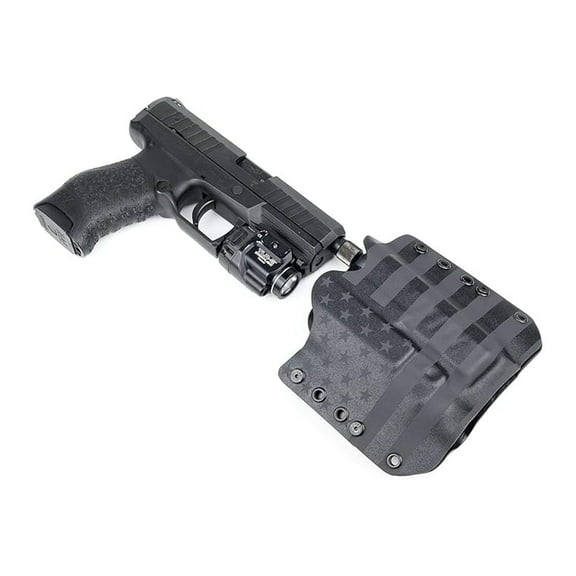 OWB Holster - TLR-8, TLR-8A, TLR-8G - USA Stealth Black (Right-Hand, for Glock 19 Gen5)