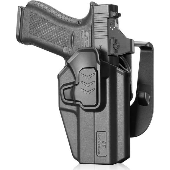 OWB Holster for Glock 43 43X 48 (MOS & Rail Versions), Fits Glock 43X MOS with or Without Rail, RH