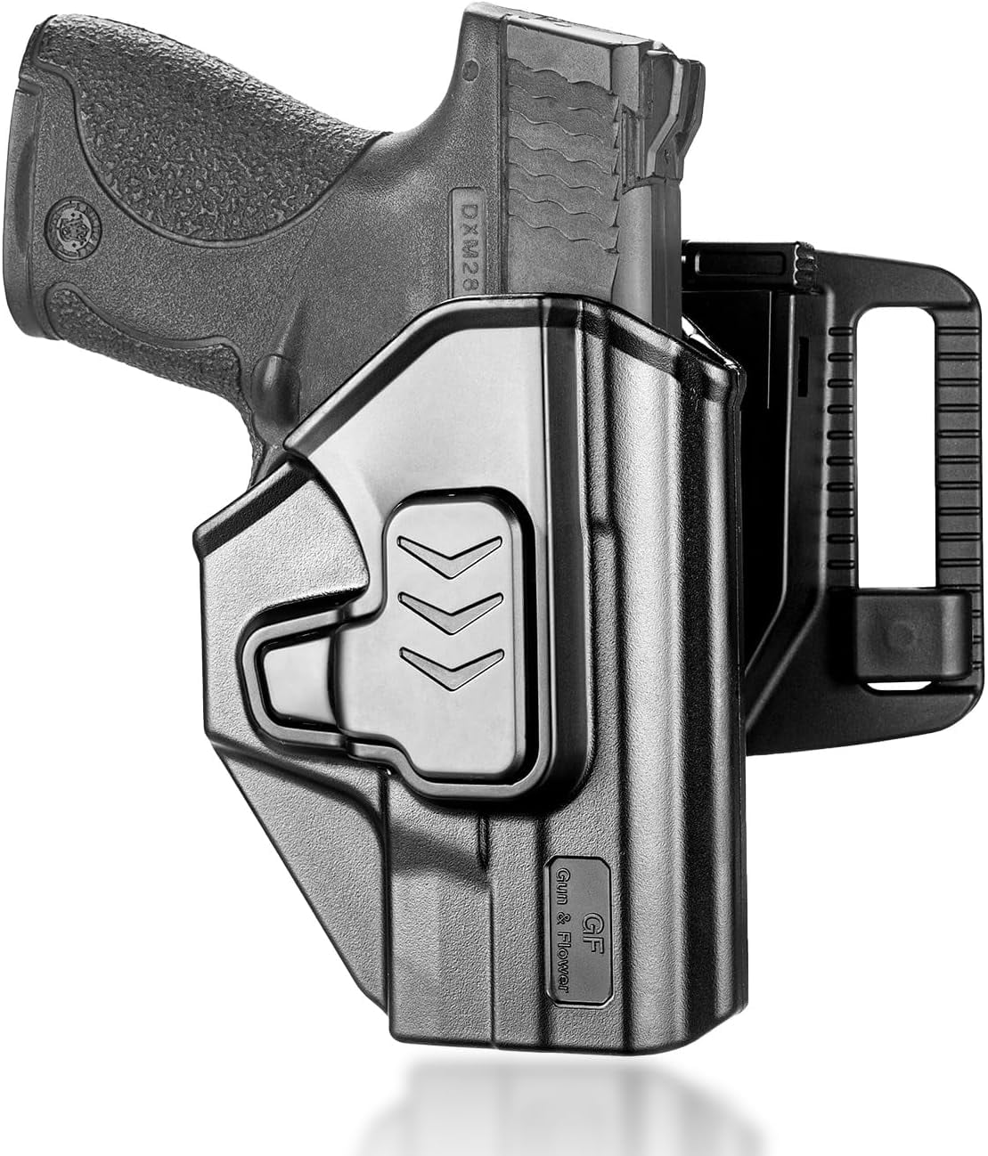 OWB Holster for M&P Shield 9MM / .40 (3.1" Barrel), Right Handed Belt Loop Holster, Right Hand