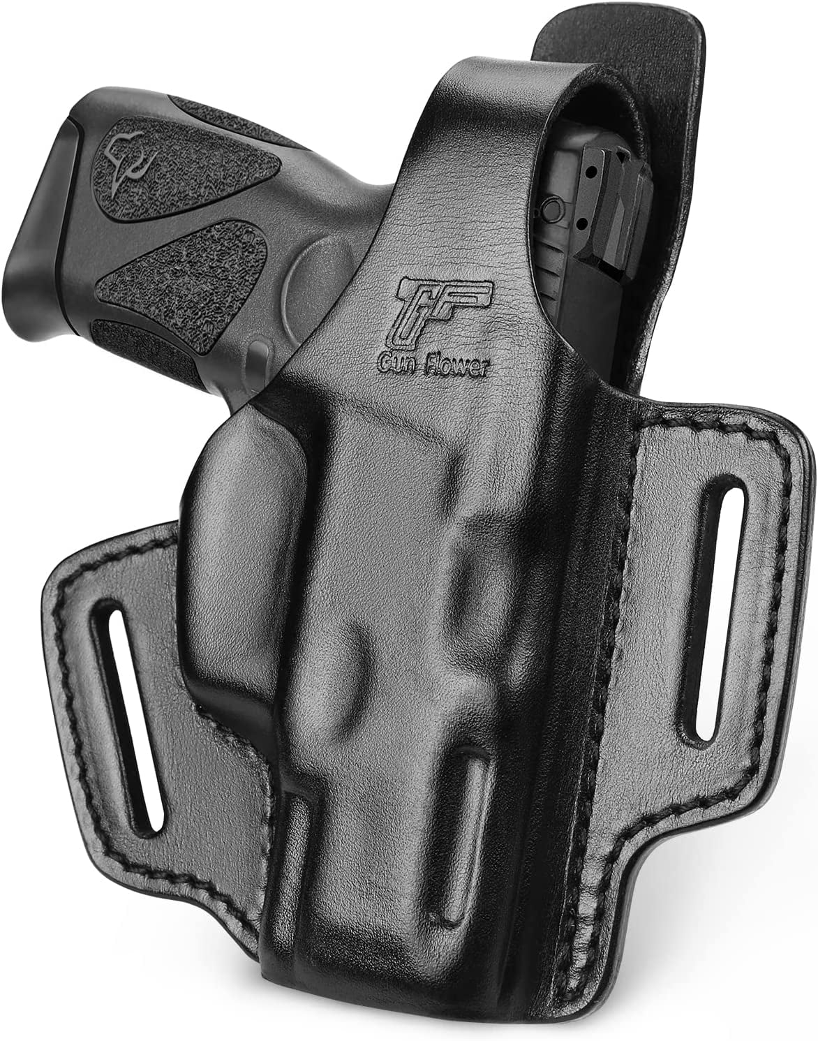 OWB Leather Holster for Taurus G2C,G3C, G2S, Millennium G2 PT111, Millennium G2 PT140,TX22 Compact, Right Hand