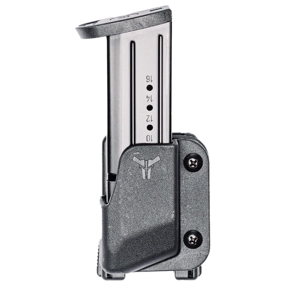 OWB Single Pouch for Sig P320 9-40, S&W M&P 9-40, CZ 2 & More - USA Made - Signature Pro Single Magazine with Tek-Lok Belt Attachment Clip by Holsters