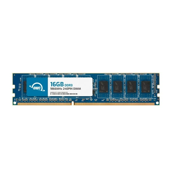 OWC 16GB DDR3 1866 PC3-14900 CL13 2Rx8 240-pin 1.5V Non-ECC UDIMM Memory RAM Module