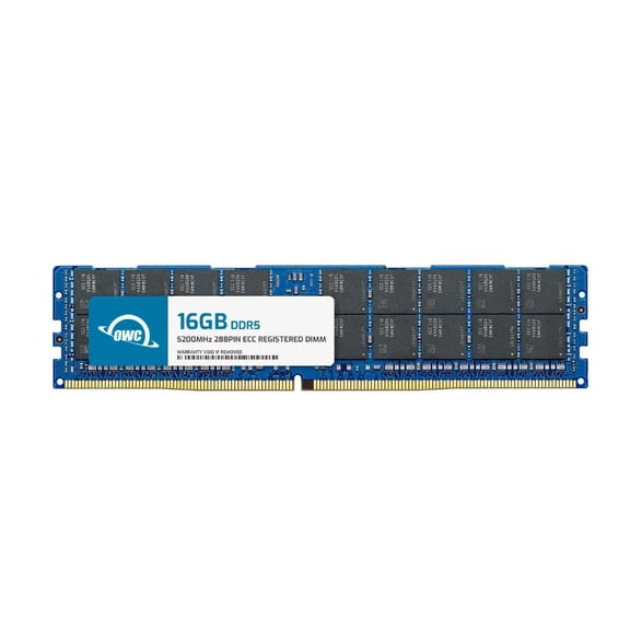 OWC 16GB DDR5 5200 PC5-41600 CL42 1Rx8 288-pin 1.1V ECC Registered RDIMM Memory RAM Module Upgrade for Select Workstations or Servers