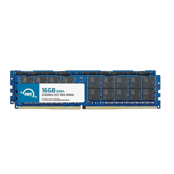 OWC 32GB (2x16GB) DDR4 2133MHz PC4-17000 CL15 2RX4 ECC Registered RDIMM 1.2V 288-pin Memory RAM Upgrade for Server