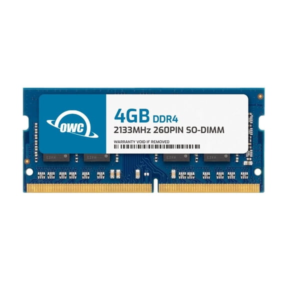 OWC 4GB DDR4 2133MHZ PC4-17000 CL15 1RX8 Non-ECC SODIMM 1.2V 260-pin Laptop Notebook Memory RAM Upgrade Module