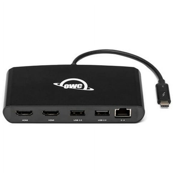 OWC OWCTB3MDK5P Thunderbolt Mini Dock 5-Port With Dual HDMI