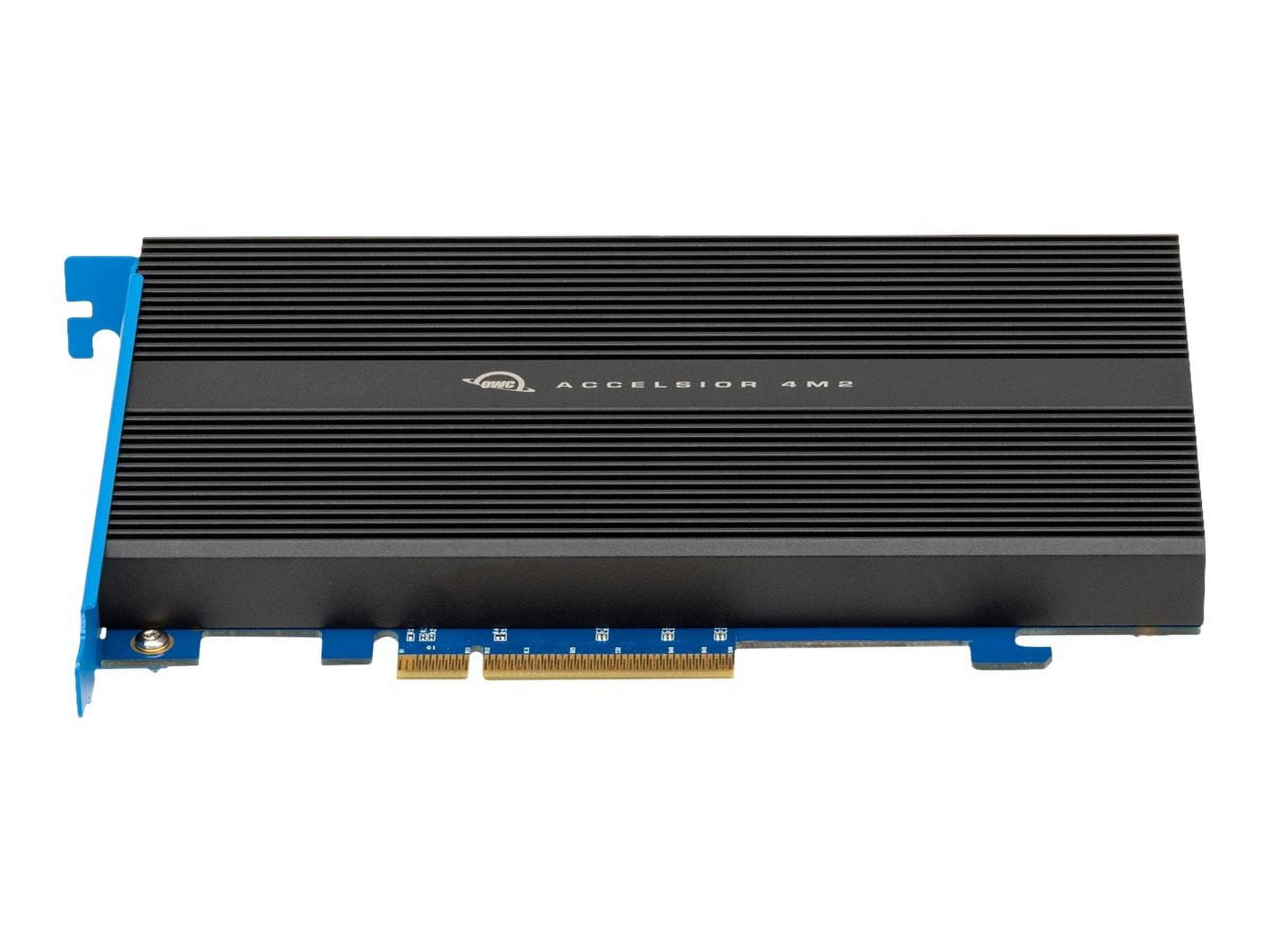 OWC 8TB Accelsior 4M2 NVMe PCIe 3.0 RAID Storage Solution With SoftRAID ...