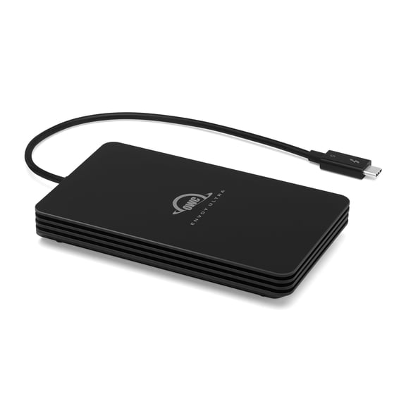 OWC 8TB Envoy Ultra Thunderbolt 5 Portable SSD Enclosure External Drive, Ultra Fast with TB5 Transfer Rates Over 6000MB/s, TB3, TB4 and USB4 Compatible, Works with Mac and PC