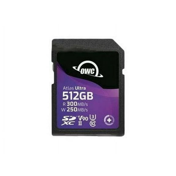 OWC Atlas Ultra 512GB SDXC Flash Memory Card