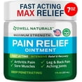 thumbnail image 1 of OWELL NATURALS Maximum Strength Deep Penetrating Relieving Ointment for Aches, Neuropathy, Joint, Muscle, Back, Knee, Feet, Hand, Ankle, Restless Legs, Shoulder (7 OZ), 1 of 10