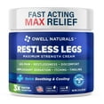 OWELL NATURALS Restless Legs Cream Relief Cream 2 oz FastActing