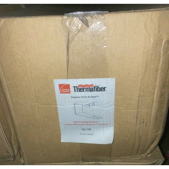OWENS CORNING THERMAFIBER IMPASSE HORIZONTAL HANGER 4" STANDARD (CASE OF 200)