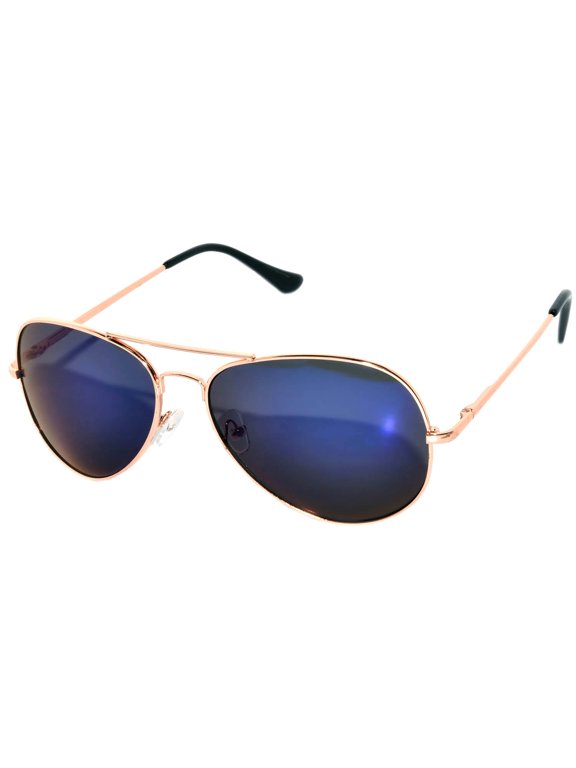 Aviator Sunglasses Gold Metal Frame for Men and Women