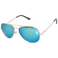 thumbnail image 1 of OWL Aviator Sunglasses Gold Metal Frame for Men and Women, 1 of 5