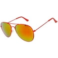 thumbnail image 1 of OWL Aviator Sunglasses Red Metal Frame for Men and Women, 1 of 4