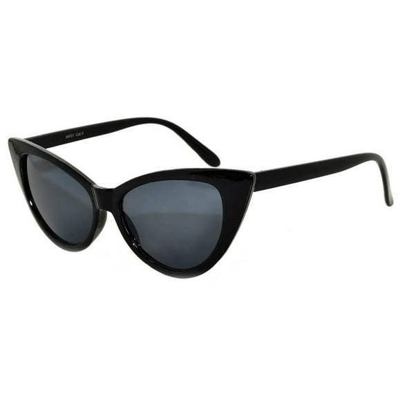 OWL Cat Eye Ladies Sunglasses Winged Frame Retro Vintage Glasses for Women