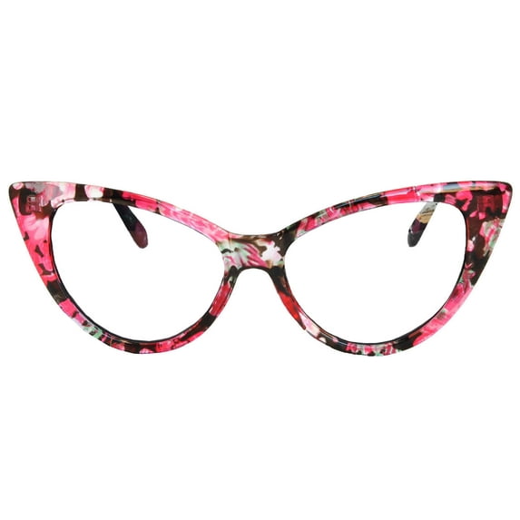 OWL Cat Eye Ladies Sunglasses Winged Frame Retro Vintage Glasses for Women