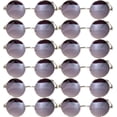 thumbnail image 1 of OWL ® Eyewear Sunglasses 43mm Women’s Metal Round Circle Silver Frame Smoke Lens (12 Pack), 1 of 4