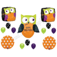 thumbnail image 1 of OWL HALLOWEEN Party Balloons Decoration Supplies Trick Or Treat Pumpkin, 1 of 1