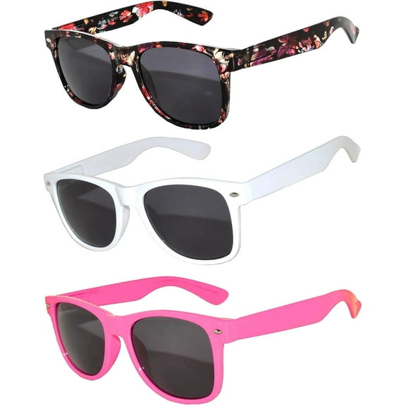 OWL Kids Polarized Sunglasses UV400 Protection Anti-Glare Lens Sunglasses for Toddlers (3 Pair)