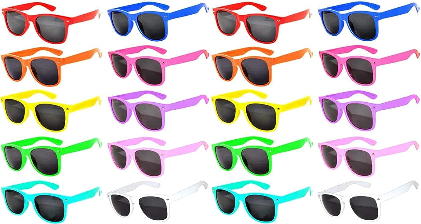 OWL Matte Frame Kids Sunglasses UV400 Protection Polarized Anti-Glare Toddler Bulk Sunglasses (20 Pack)