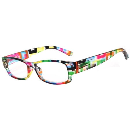 OWL® Reading Glasses - 2020 Ladies Pattern Frame / Orange / Spring Hinge