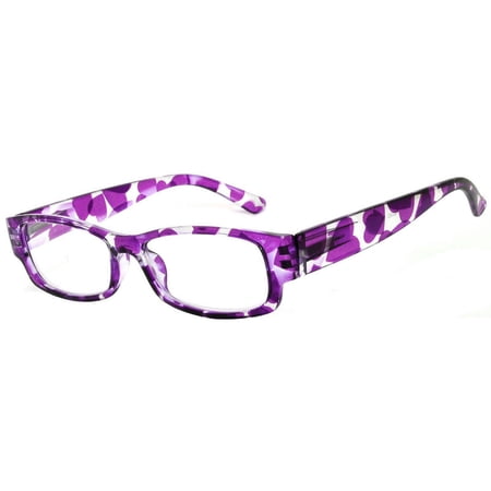 OWL® Reading Glasses - 2020 Ladies Pattern Frame / Purple / Spring Hinge