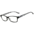 thumbnail image 1 of OWL® Reading Glasses - 5158 Small Dot Pattern Frame / Black / Spring Hinge, 1 of 5