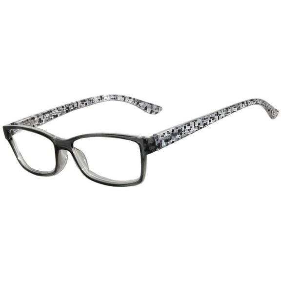 OWL® Reading Glasses - 5158 Small Dot Pattern Frame / Black / Spring Hinge